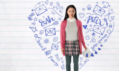 Lara Jean and Peter Kavinsky in To All the Boys I've Loved Before