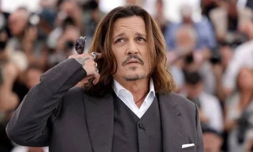 Johnny Depp attending a public event as a Hollywood actor