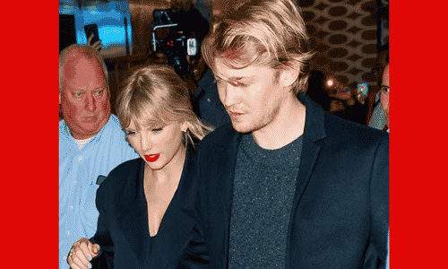 Taylor Swift and Joe Alwyn pictured together during their relationship
