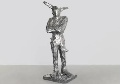 Johnny Depp’s first sculpture The Bunnyman set to be showcased at Contemporary Istanbul.