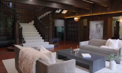 Historic Tudor-style mansion near Lake Erie in Bratenahl, Ohio