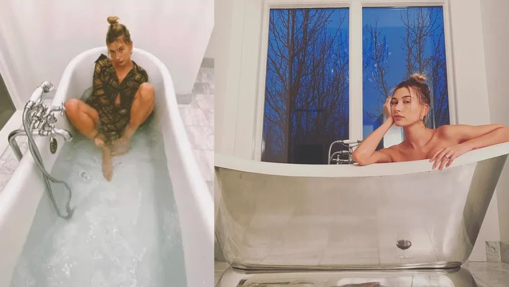 Justin and Hailey Bieber’s Chrome Bathtub Is Seriously Stunning